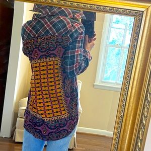 Tolani plaid button down